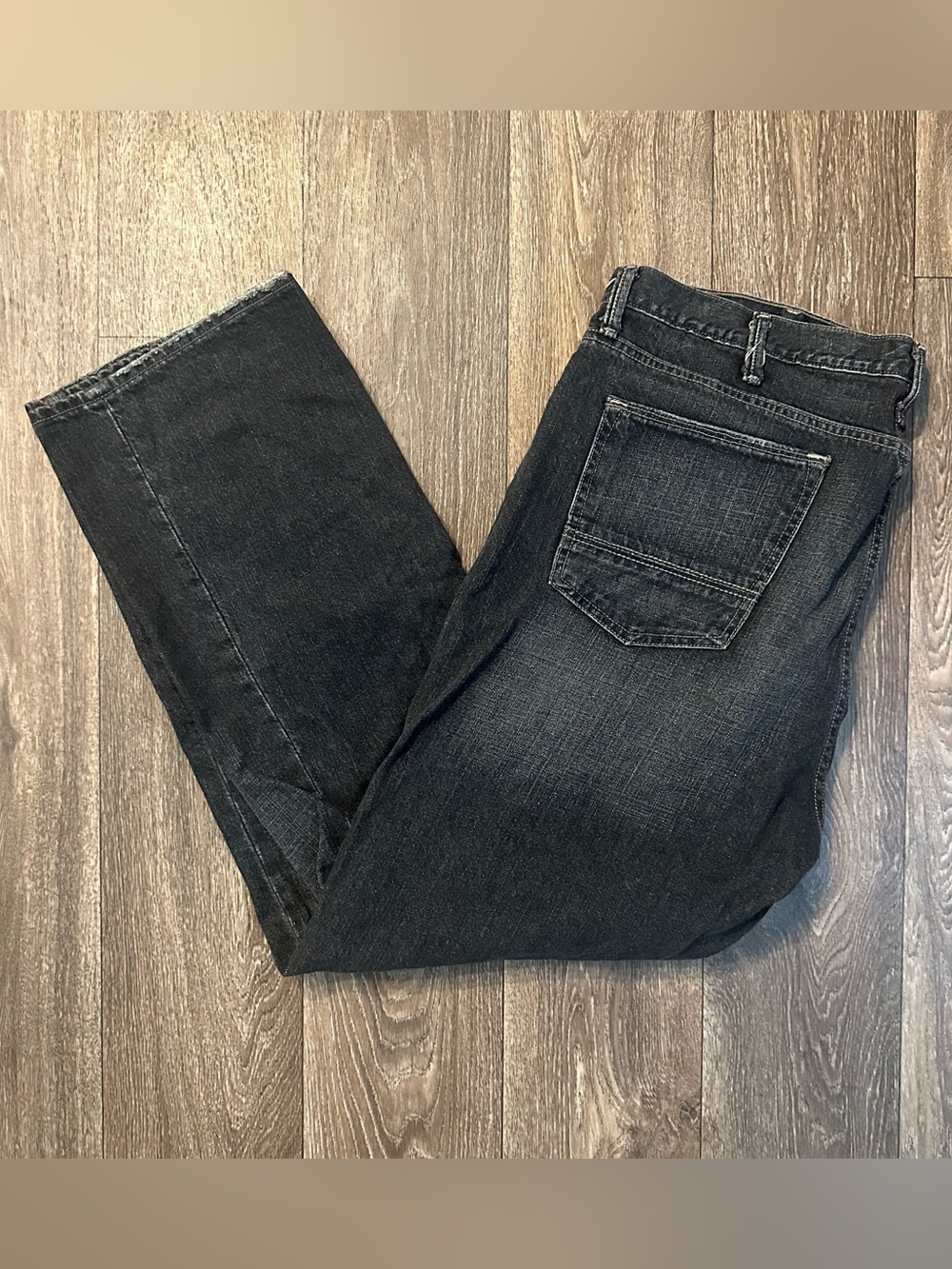 Men’s Arizona jeans dark wash relaxed fit black denim Sz 42x32 skater grunge
